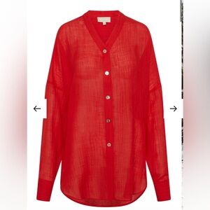 Monday Swimwear Barcelona Tunic in Chili Pepper